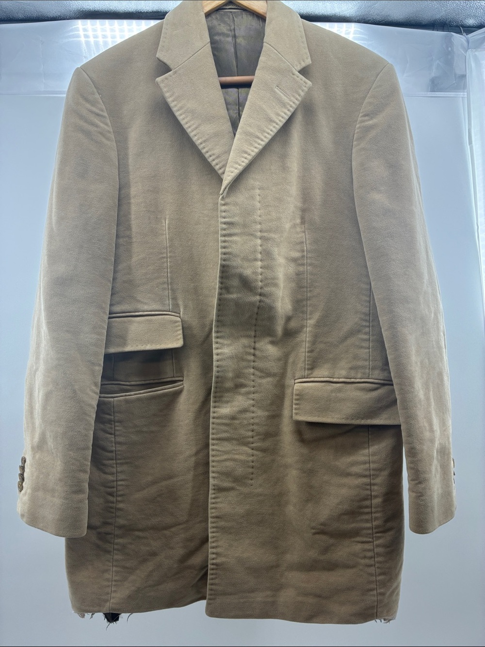 Banana Republic Men's Trench Coat in Olive Khaki